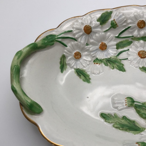 Vintage Mottahedeh Daisy Scalloped Dish. Made in Italy. Numbered S6522 - Picture 2 of 14